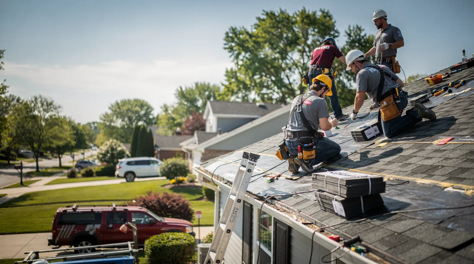 Roof Repair in Loves Park, IL around you